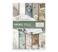 ITD Collection Papier de Riz, Style Vintage, 29,7 x 21 cm