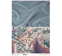 ITD Papier de riz découpage papier de bricolage A3 tissu, fleurs R954L