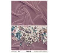 ITD Papier de riz découpage papier de bricolage, tissu, bouquet de fleurs R2113