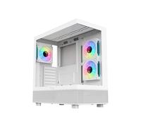 Itek Boîtier Moyen Tour ATX SHOWBUI 42W RGB panneaux vitrés Blanc