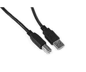 iTechCover® Câble d'imprimante USB/PC pour HP PSC 2175 / PSC 1510 / Photosmart C7180 Noir 1 m