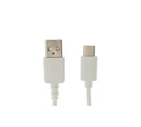 iTechCover Câble USB de chargement/câble d'alimentation compatible avec souris optique sans fil JLAB Go Charge (1 m) Blanc