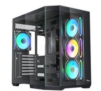 Itek Boîtier Moyen Tour ATX Dark Cave Aku RGB avec panneaux vitrés Noir