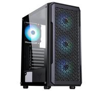 itek Case Midi Tower Noir Boîtier d'ordinateur ATX/ITX/micro ATX Verre trempé ARGB