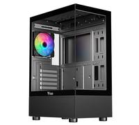 Itek Case SHOWBUI 33B - Tour de Jeu, ATX, Ventilateur ARGB 12 cm, Verre Temp sur Panneau latéral et Avant