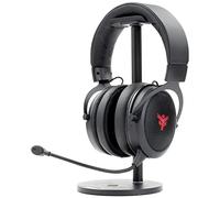 Itek - Casque Gaming H500W2 - Casque Gaming avec Microphone Amovible. Casque de Jeu sans Fil 2.4G, Réduction du Bruit Externe, Éclairage LED. Compatible PC et Consoles, Noir, Réglable.