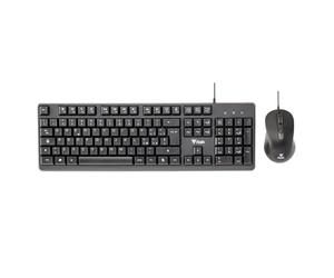 Itek Clavier et souris DEC C01 - Kit USB avec câble 1,5 m - Clavier Membrane 105 Touches + Souris Optique 3600DPI - Précision et Confort pour PC et ordinateur portable