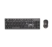 Itek Clavier et souris DEC W01 - Kit sans fil 2.4G - Clavier à Membrane 105 Touches + Souris Optique 1600 DPI - Ergonomiques et Silencieux pour PC et ordinateur portable
