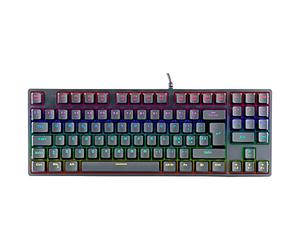 Itek Clavier Gaming X50 - Mécanique, Switchs Bleus OUTEMU, RGB, Logiciel, 90 Touches, Format Compact
