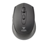 Itek CLK W24B Souris sans fil - Double connexion Bluetooth + 2,4 GHz, 1600 DPI 6 boutons, clic silencieux, parfait pour le travail et le bureau