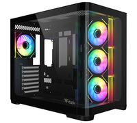 itek DARK CAVE CURVED Tower Noir