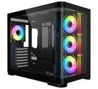 itek DARK CAVE CURVED Tower Noir