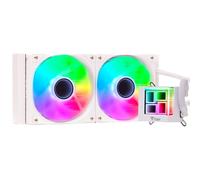 Itek Dissipateur liquide HYDRO CUBE 240 W - 240 mm - Skt Universel- PWM fan- ARGB- White Edition