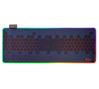itek E1 Tapis de souris de jeu Noir, Rouge