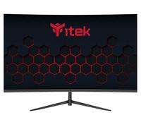 iTek Moniteur GGC - 23,6" incurvé, 1920 x 1080 FHD, Panneau VA, 200 Hz, réponse 1 ms, connexions HDMI et DP, Adapt Sync