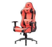 iTek Gaming Chair Playcom PM20, PU Cuir, Noir-Rouge, Normale