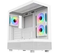 Itek Boîtier Moyen Tour ATX SHOWBUI 42W RGB panneaux vitrés Blanc