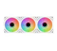 Itek Kit 3 ventilateurs INFINITY Black 120 mm - Effet Infinity ARGB 5 V (3 broches), PWM 4 broches, connexion sans fil - Haut bruit et flux d'air puissant