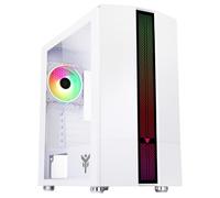 Boitier Mini Tour Micro ATX iTek Liflig 41 RGB avec panneau vitré (Blanc)