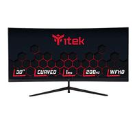 Itek moniteur GGC - 30" incurvé 2560x1080 WFHD UltraWide, R1800, panneau VA 200 Hz, réponse MPRT 1 ms, connexions 3xHDMI et DP, HDR Ready, Adapt Sync