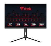 Itek Écran GGF Flat 27" Quad HD 2560x1440 IPS 165Hz HDR10 1 ms Noir