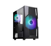 Itek OXYGEN Midi Tower Noir - Boîtier PC ATX/Micro-ATX/ITX, 2x3.5", 2x2.5", USB 3.2 Gen 1, Ventilation 1x200/1x120mm, Radiateurs 360/240/120mm, Fenêtre Verre Trempé