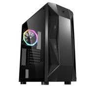 Itek Boîtier Moyen Tour ATX Rock Evo RGB avec panneau vitré Noir