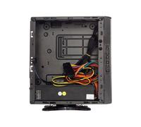 iTek Spirit - Tour - mini ITX - panneau latéral fenêtré 130 Watt - noir - USB/Audio