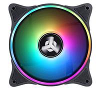 Itek Ventilateur de Boîtier 120 mm ARGB 5V 3-Pin Dual Ring - Ventilateur PC Silencieux avec Éclairage RGB Addressable, Refroidissement Boîtier Gaming