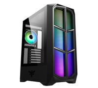 Itek Boîtier Moyen Tour ATX Vertibra Y210 RGB avec panneau vitré – Noir