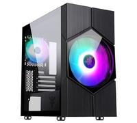 Itek Boîtier Mini Tour Micro ATX Vortex RGB Panneau vitré (Noir)