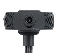 iTek Webcam W300 Full HD 1080p avec Microphone et trépied - USB Plug & Play, 30 fps, idéale pour appels vidéo, Streaming et télétravail