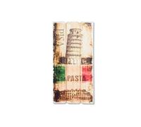 ITEM INTERNATIONAL Grande décoration murale en bois Italia - 60 x 30 cm
