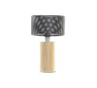 ITEM INTERNATIONAL Lampe rétro en bois et métal 34 cm