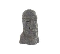 ITEM INTERNATIONAL Pettite Statuette MOAI en résine grise - Hauteur 14.5 cm - Largeur 9 cm - Profondeur 8 cm