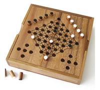 ITEM® jeu de société de stratégie pour 2 joueurs en bois massif aux normes CE, inventé en Bretagne exclusivité marque française, partie rapide, jeux de voyage,breton, nouveauté 2018, futur classique.