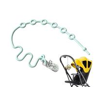 Item Tether - Support flexible en silicone 20-40 cm, Reliable Soother Clip | Loss Prevention Teething Strap, Outdoor Pram Fastener for Vehicle Seat Nursery Backpack Feeding Bottle Keeper Child Care