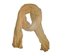 itendance Chèche Écharpe Double Très Long 3 Mètres 100% coton Foulard beige