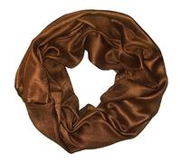 itendance Écharpe tube Foulard fermée Femme à la mode - Différentes couleurs disponibles (Marron Chaud)