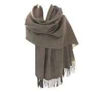 itendance Etole en Cachemire et Laine Chale Grand Format (Gris)