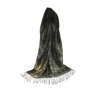 itendance Etole fine chale femme Pashmina et Soie - Motifs Guirlande Fleur - disponible en plusieurs couleurs