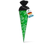 itenga Sac d'école pour frères et sœurs - 35 cm - Motif pixel - Petit sac d'école pour élèves - Pour la rentrée scolaire, les études (motif pixels)