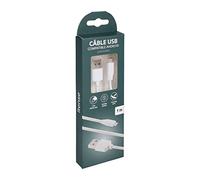 itense - Câble charge rapide micro-USB - Compatible Android - Longueur: 1m - Puissance: 10.5W - Ultra résistant - Courant de sortie: DC 5V/2100 mAh - Embouts renforcés pour une meilleure durabilité