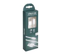 itense - Câble de charge rapide type micro-USB - Longueur câble: 3m - Compatible Android - Résistant - Embouts renforcés pour une meilleure durabilité du produit - Courant de sortie: DC 5V/ 1000 mAh