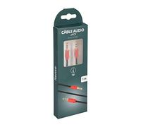 itense - Câble jack 1m - Longueur du câble: 1m - Sortie jack: 3.5mm - Convient pour tous les branchements audio - Couleur: Noir/Rouge - Relie le téléphone à tous appareils avec une entrée jack