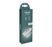 ITENSE - Port multiprise USB 4 Sorties - Permet de connecter 4 appareils - Longueur câble: 80cm - Prise USB intégrée et emboitable au Dos du boitier - Entrée: DC 5V / 500 mA - Sortie: DC 5V / 500 mA