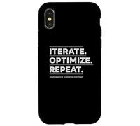 Itérer Optimiser Répéter Ingénierie - Pensée systémique Coque pour iPhone X/XS