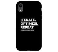 Itérer Optimiser Répéter Ingénierie - Pensée systémique Coque pour iPhone XR