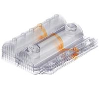 Iternet lot de 100 rangements pour pièces de monnaie de 20 centimes avec bandes oranges