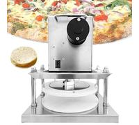 ITETONE Laminoir à Pâte Électrique Rapide Pro 22/25/30cm INOX - Presse à Pizza Réglable - Formeuse pour Restaurant & Maison